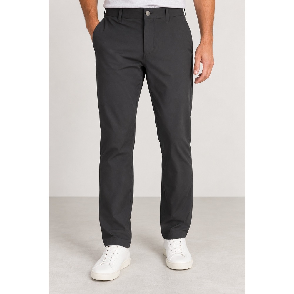 Lululemon ABC Commission Trouser Mens 32 Obsidian Gray Warpstreme Classic Fit